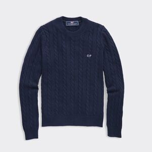 💙 SALE! Vineyard Vines Boys Cotton Cashmere Cable Sweater Size Small 💙